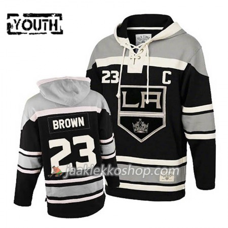 Lapsille NHL Los Angeles Kings Dustin Brown 23 Musta Sawyer Hooded Sweatshirt